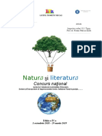 Proiect_Natura Si Literatura_regulament 2018-2019