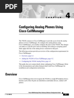 Configuring Analog Phones Using Cisco Callmanager