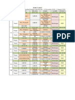 Time Table Bener