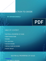 Introduction To Diode: by Shivam Shukla