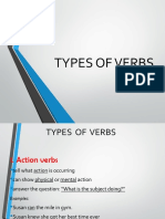 Types of Verbs: By: Group 2