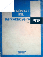 A. Mümtaz İdil Gerçekçilik Ve Roman Dayanışma Yayınları PDF