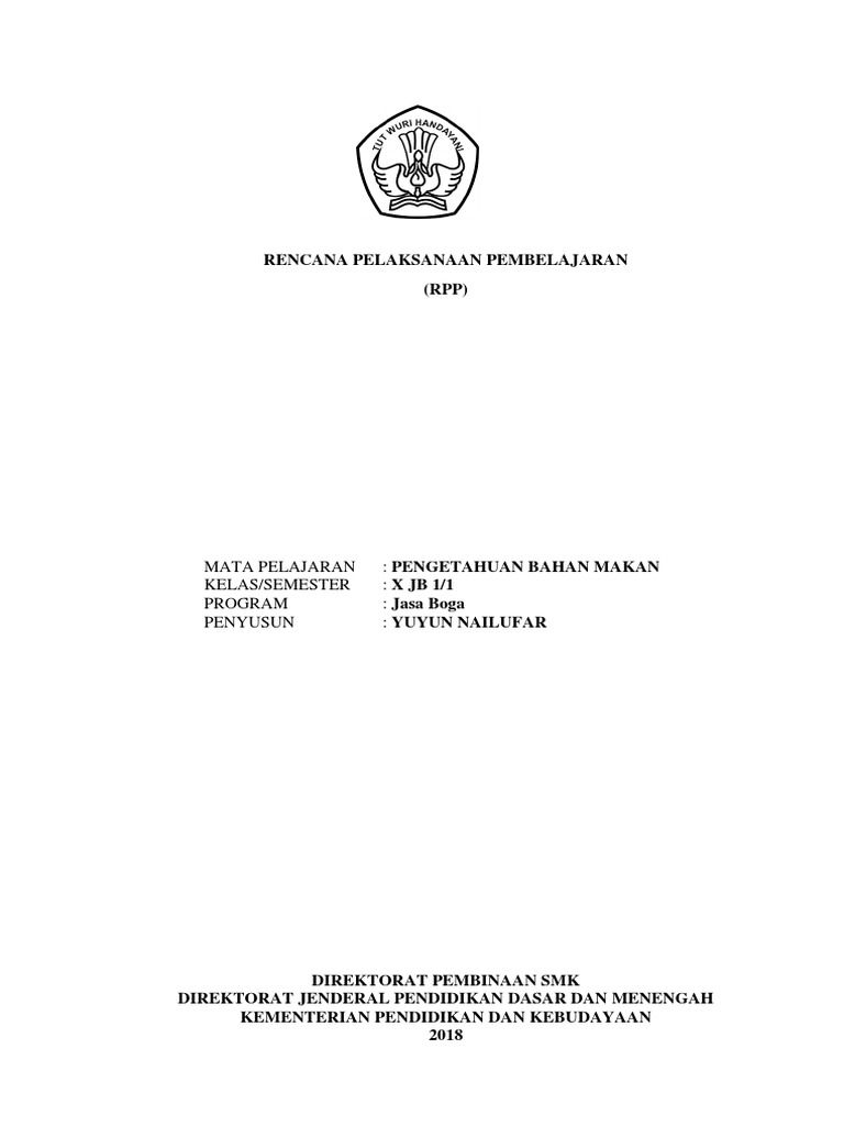 RPP Bumbuyyyy | PDF