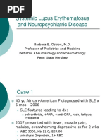 SLEDAI | PDF | Systemic Lupus Erythematosus | Diseases And Disorders