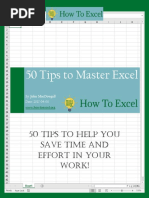 HowToExcel Ebook - 50 Tips To Master Excel 2017-06-11