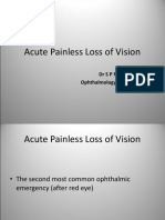 Acute Painless Loss of Vision: DR S P Mukherjee Ophthalmology, KPCMCH
