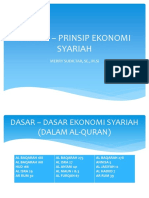 Prinsip - Prinsip Ekonomi Syariah