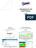 The Basics of The Staff Portal