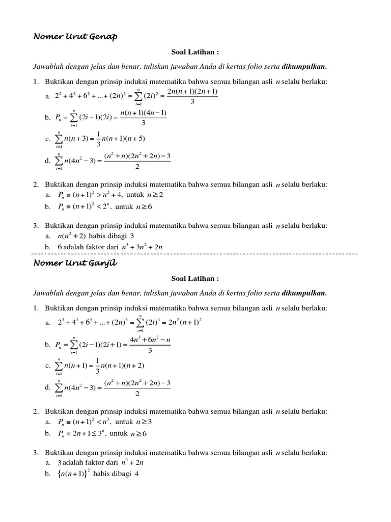 Latihan Soal