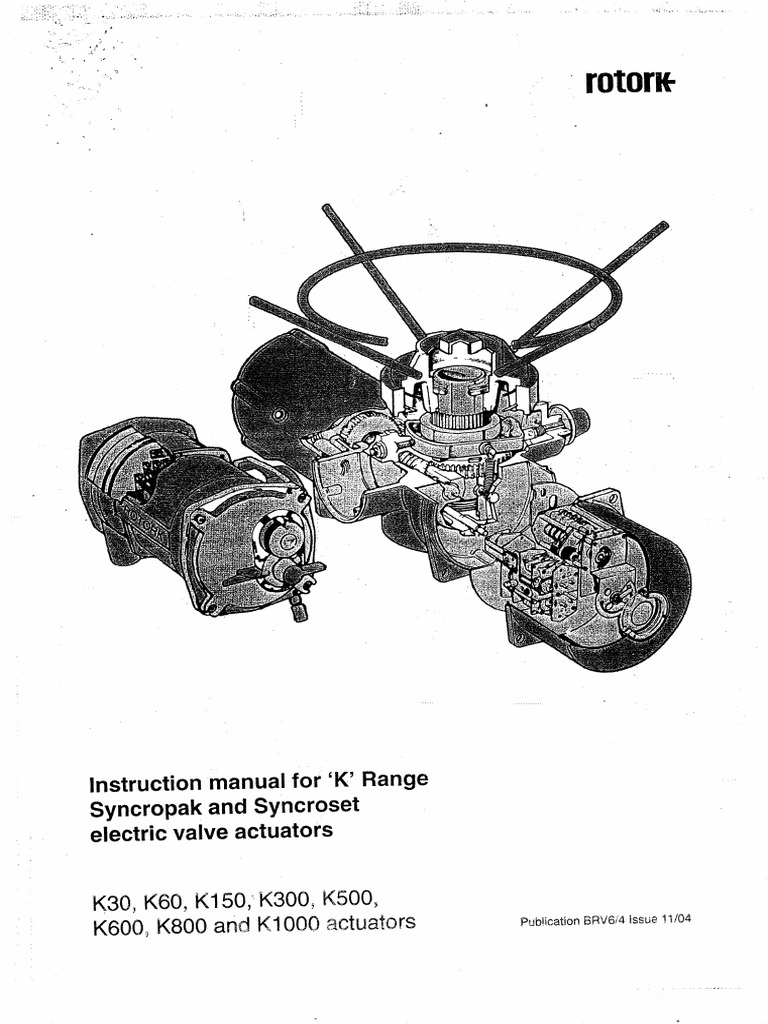 Actuator Manual Rotork