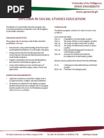 SHS Subjects (Old Curriculum) | PDF | Social Science