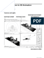 An Introduction To 3D Animation Tutorial Four: Cameras and Lights