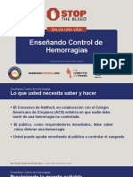 Salva Una Vida: Enseñando Control de Hemorragias