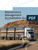 Maintenance Management Accreditation Guide: Issued: January 2013