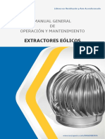 Mantenimiento extractores eólicos