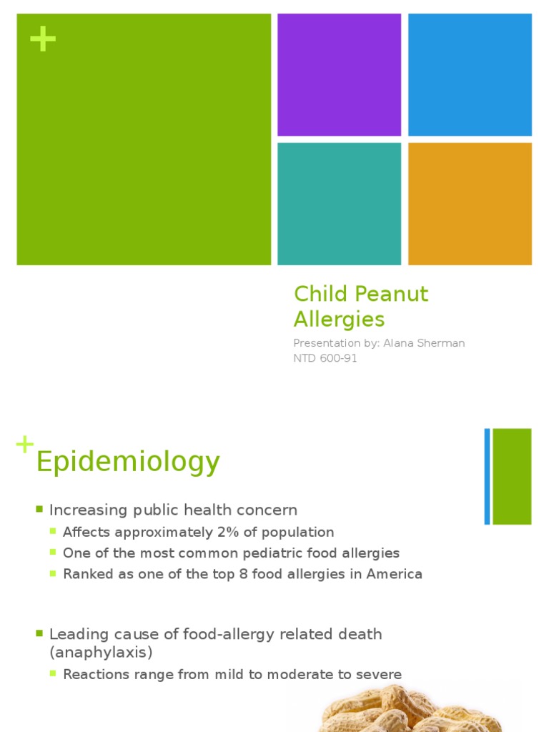 Child Peanut Allergies Presentation Pdf Allergy Health Sciences