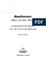 Beethoven Man of His Word Undisclosed Evidence For His Immortal Beloved Gail S. Altman