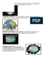 GEOGRAFIA FISICA Es La Ciencia de La Tierra Que Estudia El Medio Físico