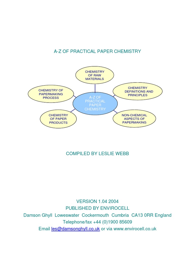A Z Of Practical Paper Chemistry V104 2 Adsorption Acid - 