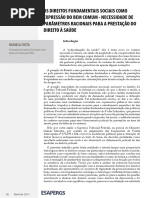 Os Direitos Fundamentais Sociais