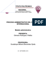 Modelo Administrativo. PROCESO ADMINISTRATIVO GénesisRodriguezvVillalba