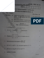 Appl Maths 1 May 2010 New