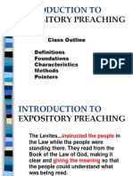 Expository Preaching