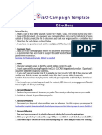 SEO Campaign Template