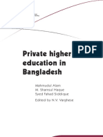 Private Higher Education in Bangladesh: Mahmudul Alam M. Shamsul Haque Syed Fahad Siddique Edited by N.V. Varghese
