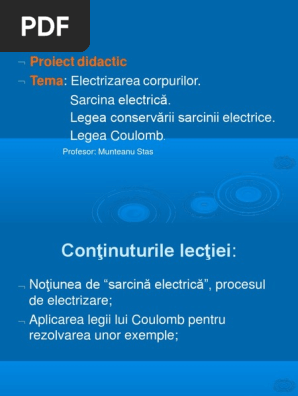 Sarcina Electrica Ppt