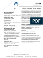 PDS FOSTER - 30-45N - Foamseal Sealant PDF