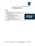 Intra LTE Mobility Solution