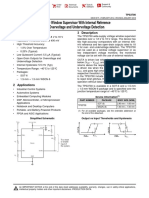 TPS3700 Window Supervisor With Internal Reference For Overvoltage and Undervoltage Detection