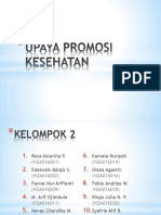 Upaya Promosi Kesehatan