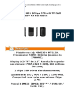 Celular Mp20 G91 2Chips GPS Wifi TV CAM MSN