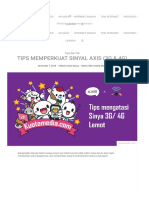 Tips Dan 6 Cara Memperkuat Sinyal AXIS