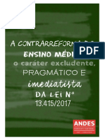 A Contrarreforma Do Ensino Médio PDF