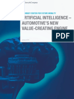 Artificial Intelligence Automotives New Value Creating Engine