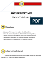CO1 Antiderivatives
