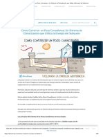 Cómo Construir Un Pozo Canadiense - Un Sistema de Climatización Que Utiliza La Energía Del Subsuelo