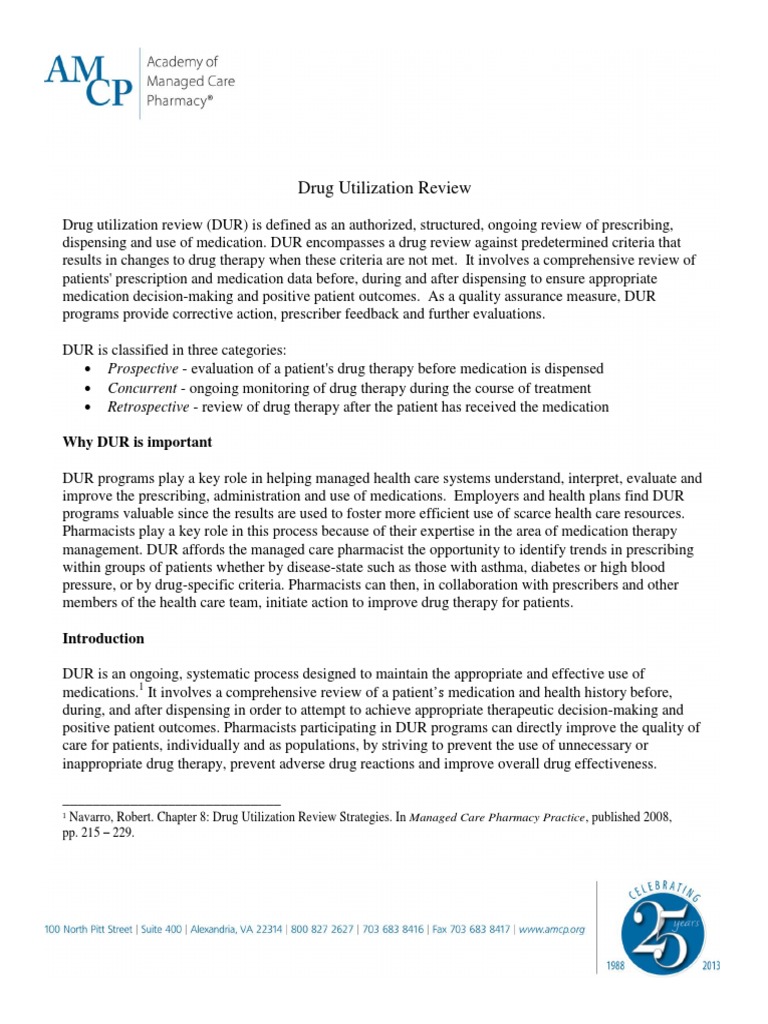 Drug Utilization Review PDF | PDF | Pharmacy | Medical Prescription