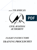 SA Flight Instructors Training Procedures