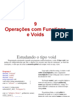 Operações Com Functions e Voids