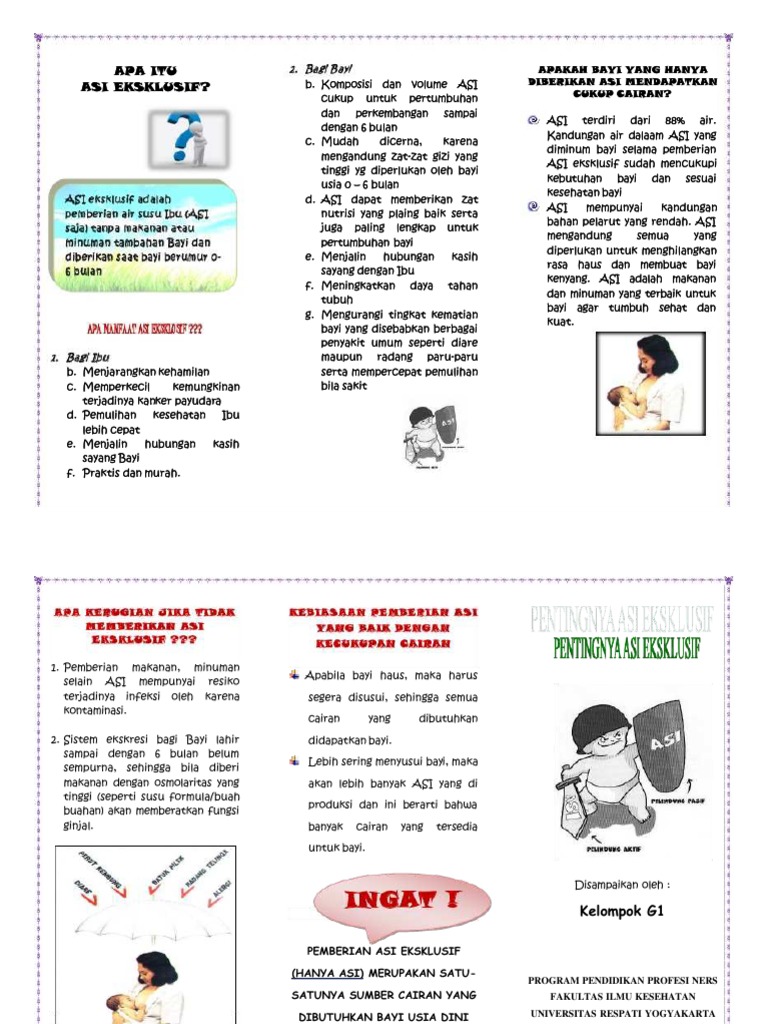 Leaflet Asi Eksklusif