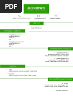 Modelo de Curriculo Para Preencher 6 Simplic