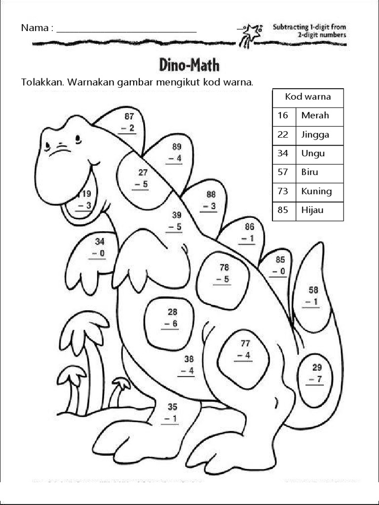 Mewarna Matematik | PDF
