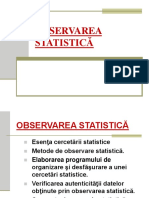 Observarea Statistica