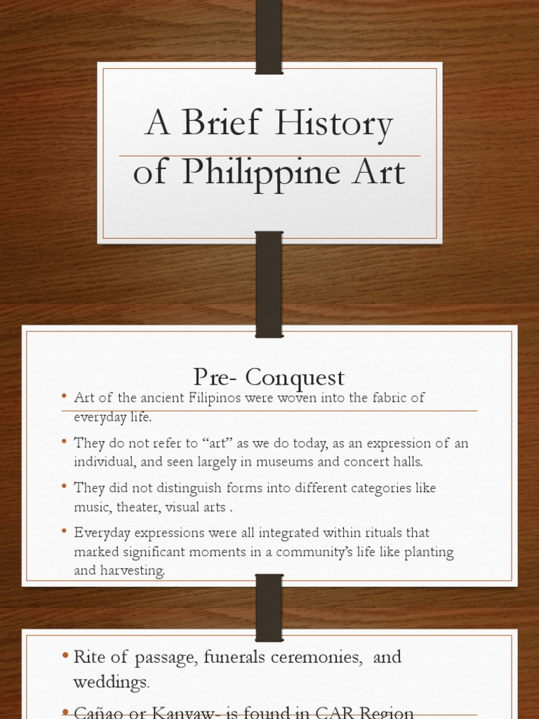 A Brief History of Philippine Art | PDF | Entertainment (General ...