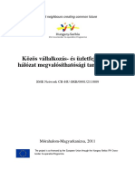 Közös Vállalkozás- És Üzletfejlesztési Hálózat Megvalósíthatósági Tanulmánya