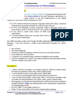 PGDIT 101 Introduction To IT and Programming Lecture 2 Introduction To C Programming